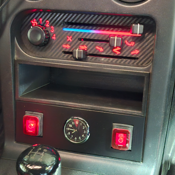 Console Mazda montée